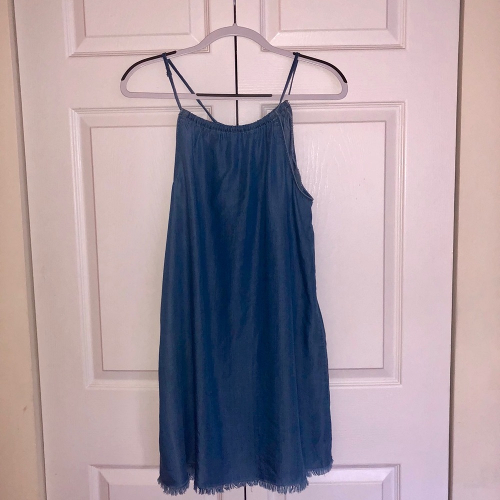 Small denim style dress from Urban Outfitters